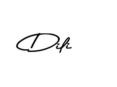 Create a beautiful signature design for name Dili. With this signature (Asem Kandis PERSONAL USE) fonts, you can make a handwritten signature for free. Dili signature style 9 images and pictures png