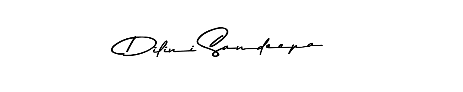 Also You can easily find your signature by using the search form. We will create Dilini Sandeepa name handwritten signature images for you free of cost using Asem Kandis PERSONAL USE sign style. Dilini Sandeepa signature style 9 images and pictures png