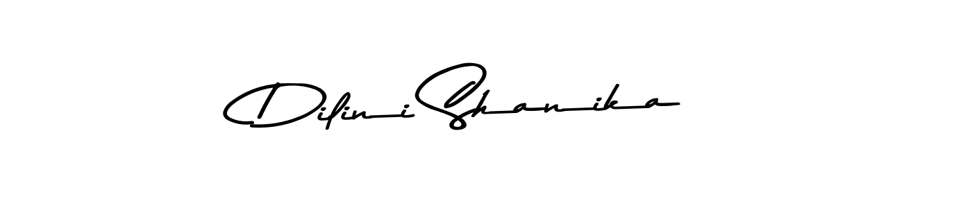 Design your own signature with our free online signature maker. With this signature software, you can create a handwritten (Asem Kandis PERSONAL USE) signature for name Dilini Shanika. Dilini Shanika signature style 9 images and pictures png