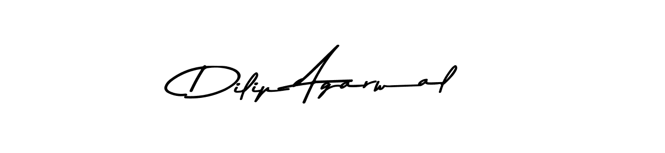 Design your own signature with our free online signature maker. With this signature software, you can create a handwritten (Asem Kandis PERSONAL USE) signature for name Dilip Agarwal. Dilip Agarwal signature style 9 images and pictures png