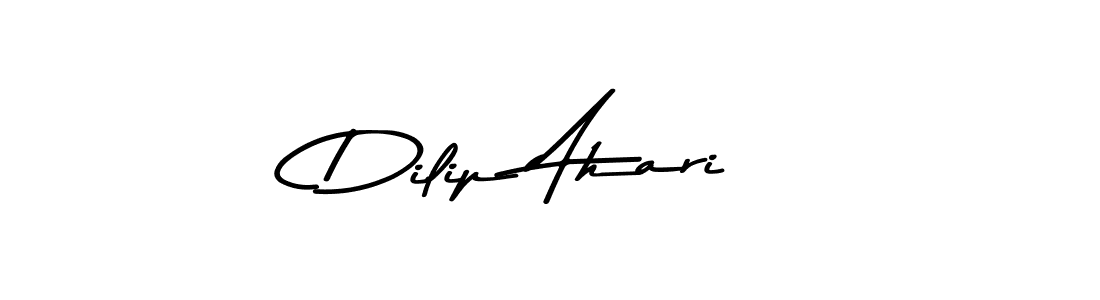 Dilip Ahari stylish signature style. Best Handwritten Sign (Asem Kandis PERSONAL USE) for my name. Handwritten Signature Collection Ideas for my name Dilip Ahari. Dilip Ahari signature style 9 images and pictures png