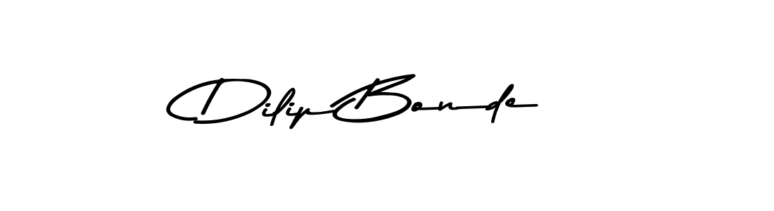 Design your own signature with our free online signature maker. With this signature software, you can create a handwritten (Asem Kandis PERSONAL USE) signature for name Dilip Bonde. Dilip Bonde signature style 9 images and pictures png