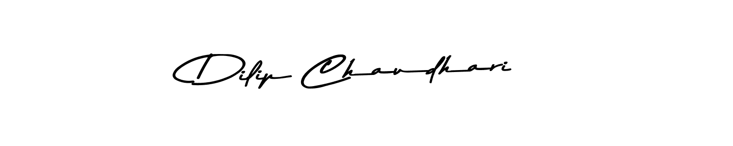 Make a beautiful signature design for name Dilip Chaudhari. With this signature (Asem Kandis PERSONAL USE) style, you can create a handwritten signature for free. Dilip Chaudhari signature style 9 images and pictures png