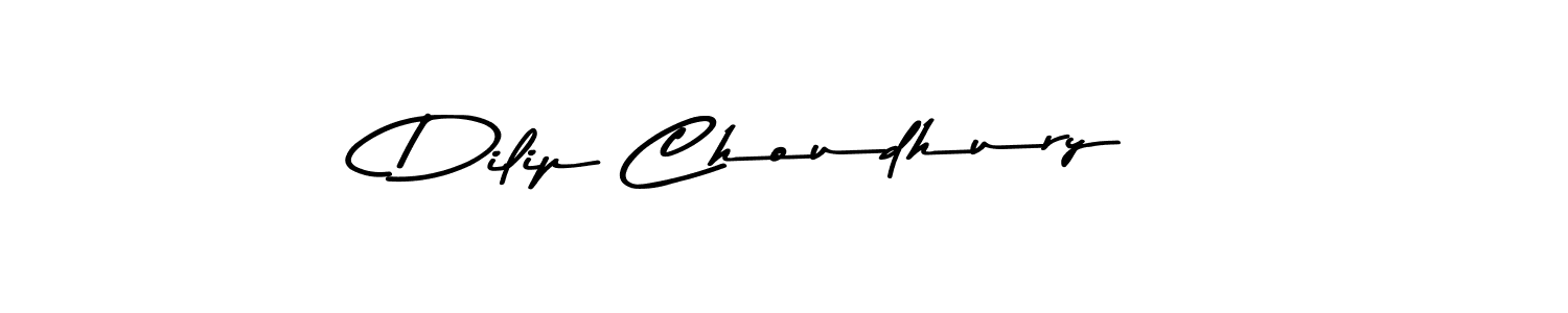 Make a beautiful signature design for name Dilip Choudhury. With this signature (Asem Kandis PERSONAL USE) style, you can create a handwritten signature for free. Dilip Choudhury signature style 9 images and pictures png