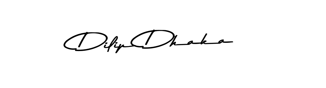 Use a signature maker to create a handwritten signature online. With this signature software, you can design (Asem Kandis PERSONAL USE) your own signature for name Dilip Dhaka. Dilip Dhaka signature style 9 images and pictures png