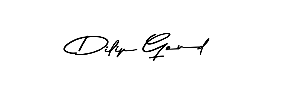 Design your own signature with our free online signature maker. With this signature software, you can create a handwritten (Asem Kandis PERSONAL USE) signature for name Dilip Goud. Dilip Goud signature style 9 images and pictures png