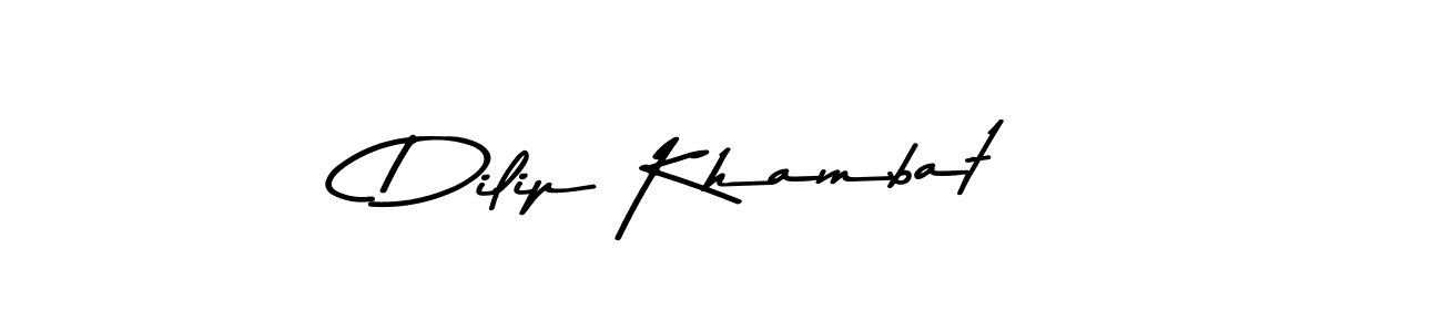 Also You can easily find your signature by using the search form. We will create Dilip Khambat name handwritten signature images for you free of cost using Asem Kandis PERSONAL USE sign style. Dilip Khambat signature style 9 images and pictures png