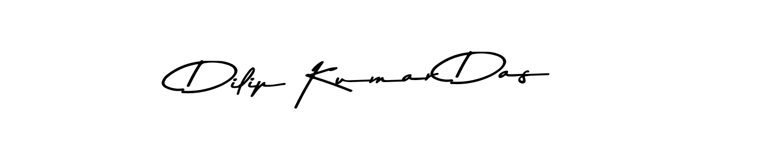 Create a beautiful signature design for name Dilip Kumar Das. With this signature (Asem Kandis PERSONAL USE) fonts, you can make a handwritten signature for free. Dilip Kumar Das signature style 9 images and pictures png