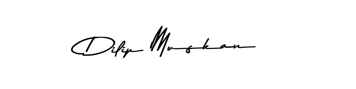 Make a short Dilip Muskan signature style. Manage your documents anywhere anytime using Asem Kandis PERSONAL USE. Create and add eSignatures, submit forms, share and send files easily. Dilip Muskan signature style 9 images and pictures png