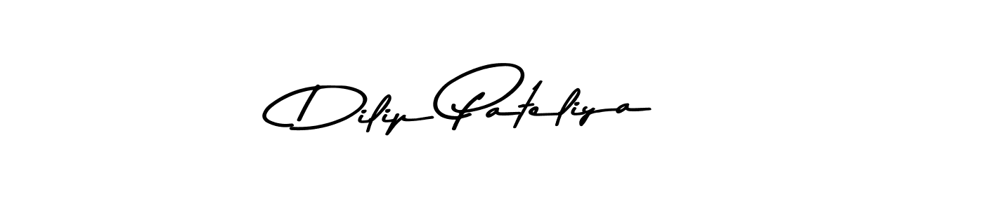Design your own signature with our free online signature maker. With this signature software, you can create a handwritten (Asem Kandis PERSONAL USE) signature for name Dilip Pateliya. Dilip Pateliya signature style 9 images and pictures png