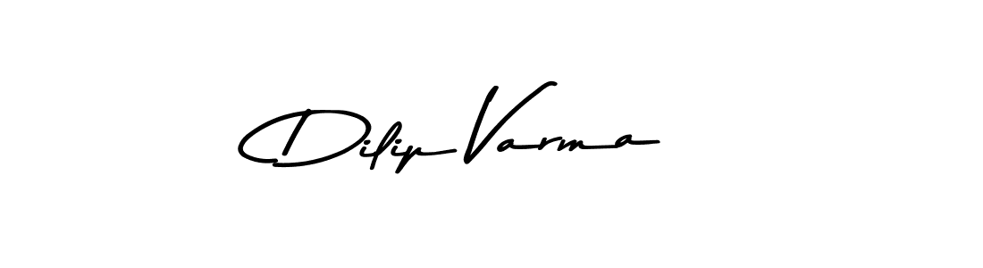 How to make Dilip Varma name signature. Use Asem Kandis PERSONAL USE style for creating short signs online. This is the latest handwritten sign. Dilip Varma signature style 9 images and pictures png
