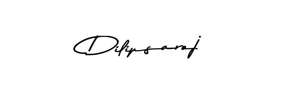 Make a beautiful signature design for name Dilipsaroj. With this signature (Asem Kandis PERSONAL USE) style, you can create a handwritten signature for free. Dilipsaroj signature style 9 images and pictures png