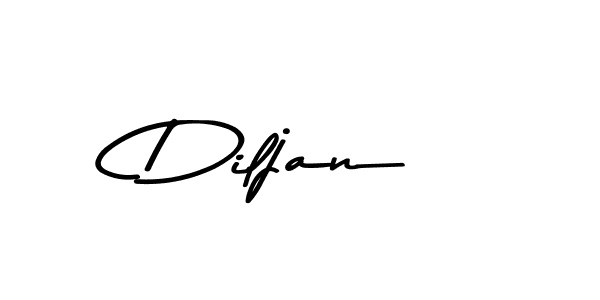 Use a signature maker to create a handwritten signature online. With this signature software, you can design (Asem Kandis PERSONAL USE) your own signature for name Diljan. Diljan signature style 9 images and pictures png