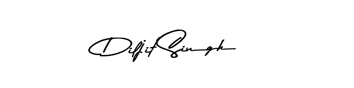 Design your own signature with our free online signature maker. With this signature software, you can create a handwritten (Asem Kandis PERSONAL USE) signature for name Diljit Singh. Diljit Singh signature style 9 images and pictures png