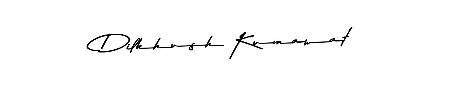 The best way (Asem Kandis PERSONAL USE) to make a short signature is to pick only two or three words in your name. The name Dilkhush Kumawat include a total of six letters. For converting this name. Dilkhush Kumawat signature style 9 images and pictures png