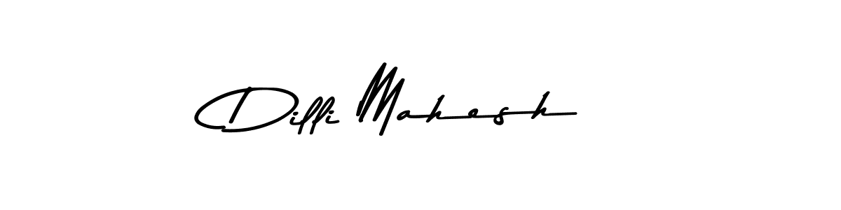 Make a beautiful signature design for name Dilli Mahesh. With this signature (Asem Kandis PERSONAL USE) style, you can create a handwritten signature for free. Dilli Mahesh signature style 9 images and pictures png