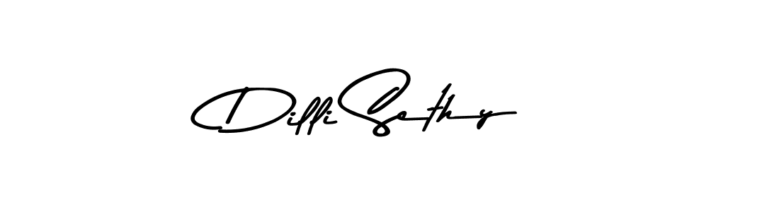 Use a signature maker to create a handwritten signature online. With this signature software, you can design (Asem Kandis PERSONAL USE) your own signature for name Dilli Sethy. Dilli Sethy signature style 9 images and pictures png