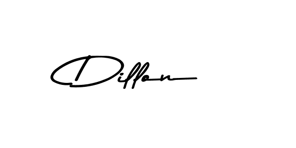 Design your own signature with our free online signature maker. With this signature software, you can create a handwritten (Asem Kandis PERSONAL USE) signature for name Dillon. Dillon signature style 9 images and pictures png