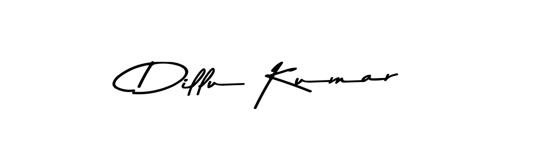 Create a beautiful signature design for name Dillu Kumar. With this signature (Asem Kandis PERSONAL USE) fonts, you can make a handwritten signature for free. Dillu Kumar signature style 9 images and pictures png