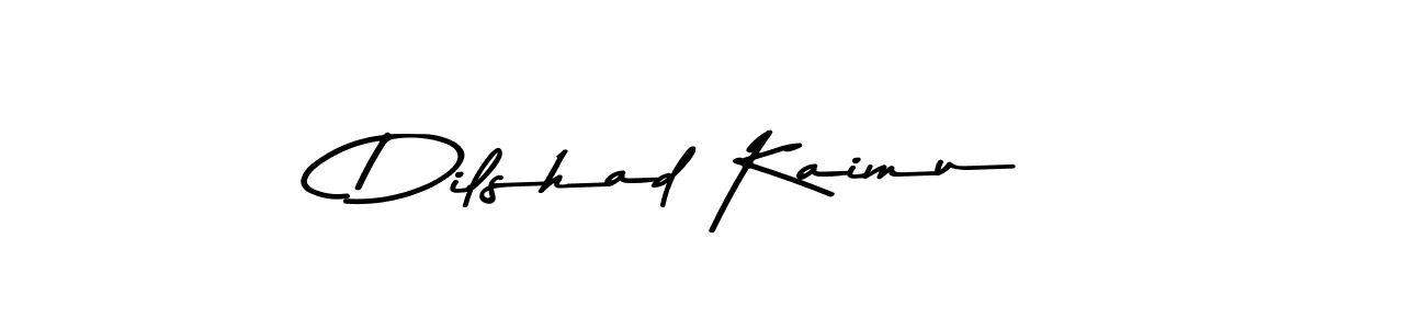 Dilshad Kaimu stylish signature style. Best Handwritten Sign (Asem Kandis PERSONAL USE) for my name. Handwritten Signature Collection Ideas for my name Dilshad Kaimu. Dilshad Kaimu signature style 9 images and pictures png