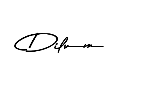 Make a beautiful signature design for name Dilum. With this signature (Asem Kandis PERSONAL USE) style, you can create a handwritten signature for free. Dilum signature style 9 images and pictures png