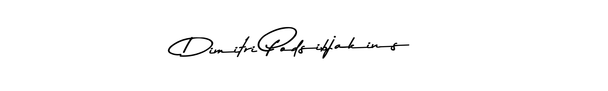 How to make Dimitri Podsibjakins name signature. Use Asem Kandis PERSONAL USE style for creating short signs online. This is the latest handwritten sign. Dimitri Podsibjakins signature style 9 images and pictures png