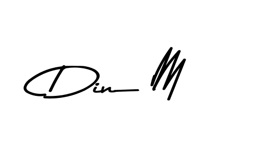 Best and Professional Signature Style for Din M. Asem Kandis PERSONAL USE Best Signature Style Collection. Din M signature style 9 images and pictures png