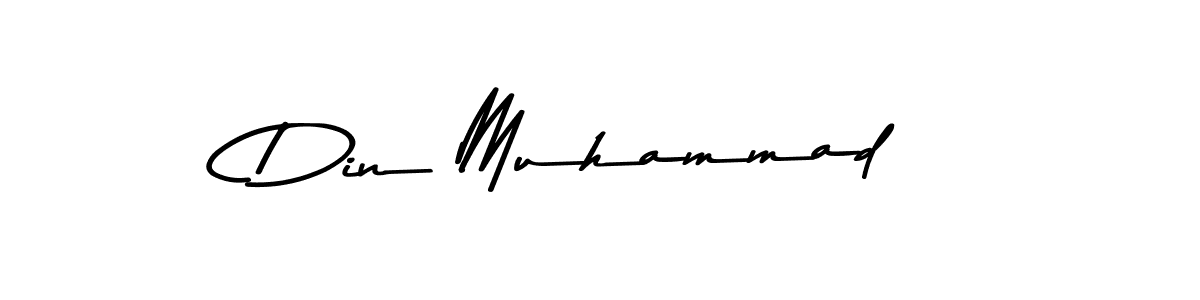 You should practise on your own different ways (Asem Kandis PERSONAL USE) to write your name (Din Muhammad) in signature. don't let someone else do it for you. Din Muhammad signature style 9 images and pictures png