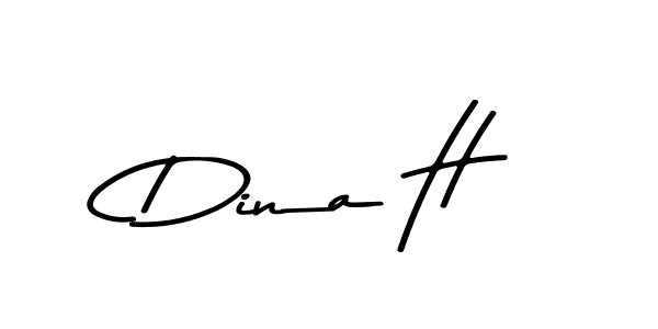 This is the best signature style for the Dina H name. Also you like these signature font (Asem Kandis PERSONAL USE). Mix name signature. Dina H signature style 9 images and pictures png