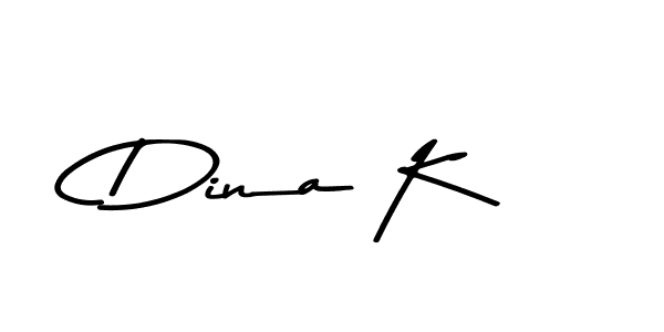 How to Draw Dina K signature style? Asem Kandis PERSONAL USE is a latest design signature styles for name Dina K. Dina K signature style 9 images and pictures png