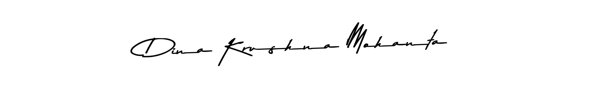 Create a beautiful signature design for name Dina Krushna Mohanta. With this signature (Asem Kandis PERSONAL USE) fonts, you can make a handwritten signature for free. Dina Krushna Mohanta signature style 9 images and pictures png