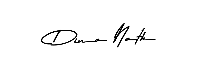 How to make Dina Nath name signature. Use Asem Kandis PERSONAL USE style for creating short signs online. This is the latest handwritten sign. Dina Nath signature style 9 images and pictures png