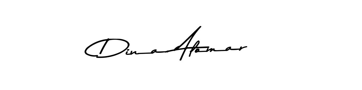 Also we have Dina. Alomar name is the best signature style. Create professional handwritten signature collection using Asem Kandis PERSONAL USE autograph style. Dina. Alomar signature style 9 images and pictures png