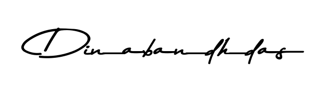 Achieve flawless digital penmanship with Dinabandhdas name in Asem Kandis PERSONAL USE font. The perfect tool for creating online signatures. Dinabandhdas signature style 9 images and pictures png