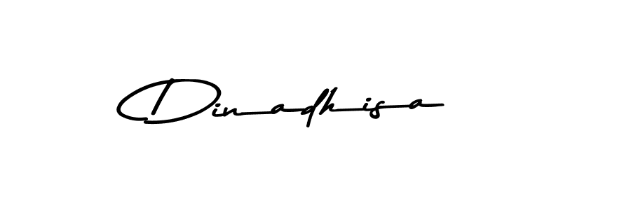 How to make Dinadhisa signature? Asem Kandis PERSONAL USE is a professional autograph style. Create handwritten signature for Dinadhisa name. Dinadhisa signature style 9 images and pictures png