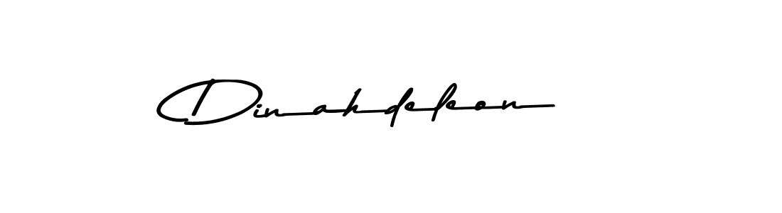 How to make Dinahdeleon signature? Asem Kandis PERSONAL USE is a professional autograph style. Create handwritten signature for Dinahdeleon name. Dinahdeleon signature style 9 images and pictures png