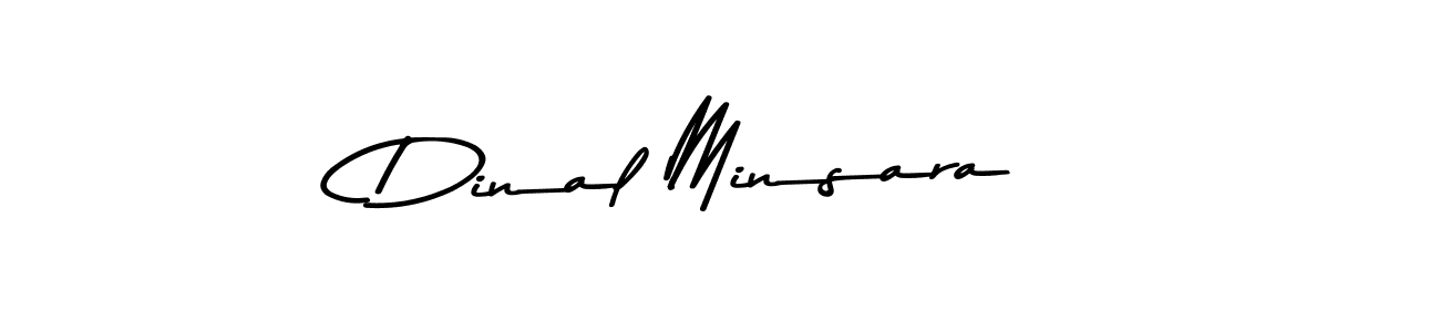 Make a beautiful signature design for name Dinal Minsara. With this signature (Asem Kandis PERSONAL USE) style, you can create a handwritten signature for free. Dinal Minsara signature style 9 images and pictures png