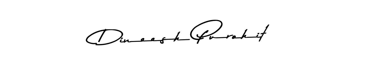 Dineesh Purohit stylish signature style. Best Handwritten Sign (Asem Kandis PERSONAL USE) for my name. Handwritten Signature Collection Ideas for my name Dineesh Purohit. Dineesh Purohit signature style 9 images and pictures png