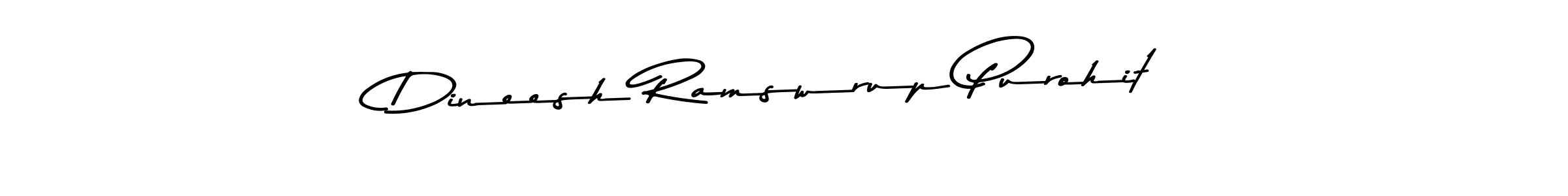 Asem Kandis PERSONAL USE is a professional signature style that is perfect for those who want to add a touch of class to their signature. It is also a great choice for those who want to make their signature more unique. Get Dineesh Ramswrup Purohit name to fancy signature for free. Dineesh Ramswrup Purohit signature style 9 images and pictures png