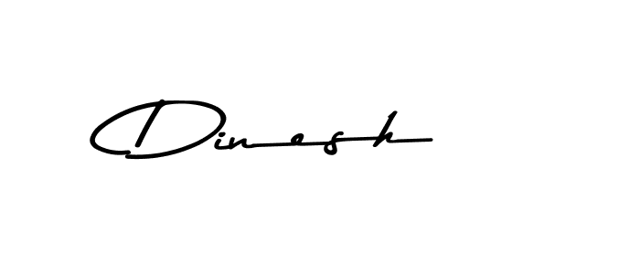 How to make Dinesh  name signature. Use Asem Kandis PERSONAL USE style for creating short signs online. This is the latest handwritten sign. Dinesh  signature style 9 images and pictures png