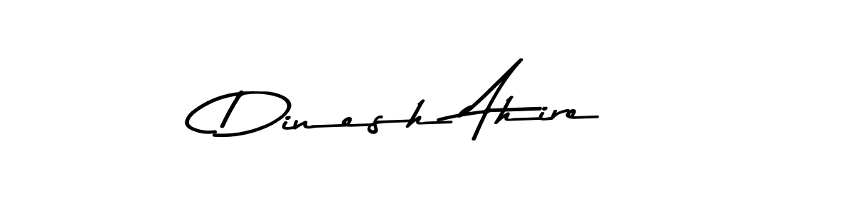 Also You can easily find your signature by using the search form. We will create Dinesh Ahire name handwritten signature images for you free of cost using Asem Kandis PERSONAL USE sign style. Dinesh Ahire signature style 9 images and pictures png