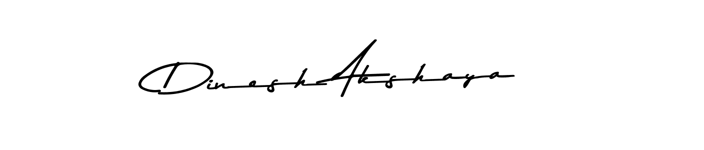 Make a beautiful signature design for name Dinesh Akshaya. With this signature (Asem Kandis PERSONAL USE) style, you can create a handwritten signature for free. Dinesh Akshaya signature style 9 images and pictures png