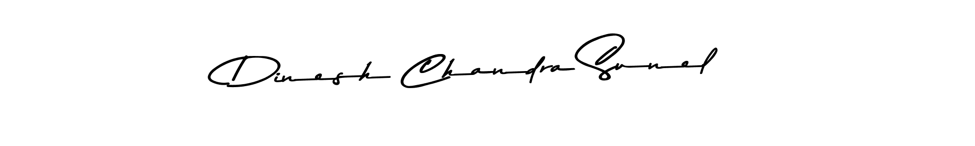 Dinesh Chandra Sunel stylish signature style. Best Handwritten Sign (Asem Kandis PERSONAL USE) for my name. Handwritten Signature Collection Ideas for my name Dinesh Chandra Sunel. Dinesh Chandra Sunel signature style 9 images and pictures png