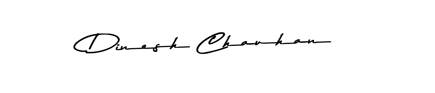 Make a beautiful signature design for name Dinesh Chauhan. With this signature (Asem Kandis PERSONAL USE) style, you can create a handwritten signature for free. Dinesh Chauhan signature style 9 images and pictures png
