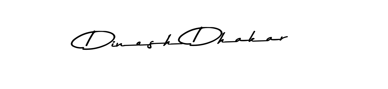 Use a signature maker to create a handwritten signature online. With this signature software, you can design (Asem Kandis PERSONAL USE) your own signature for name Dinesh Dhakar. Dinesh Dhakar signature style 9 images and pictures png