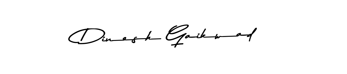 Create a beautiful signature design for name Dinesh Gaikwad. With this signature (Asem Kandis PERSONAL USE) fonts, you can make a handwritten signature for free. Dinesh Gaikwad signature style 9 images and pictures png