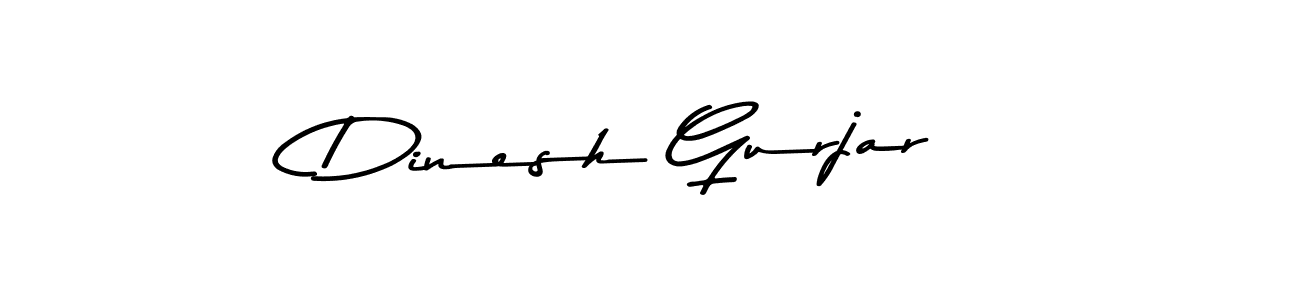 Create a beautiful signature design for name Dinesh Gurjar. With this signature (Asem Kandis PERSONAL USE) fonts, you can make a handwritten signature for free. Dinesh Gurjar signature style 9 images and pictures png