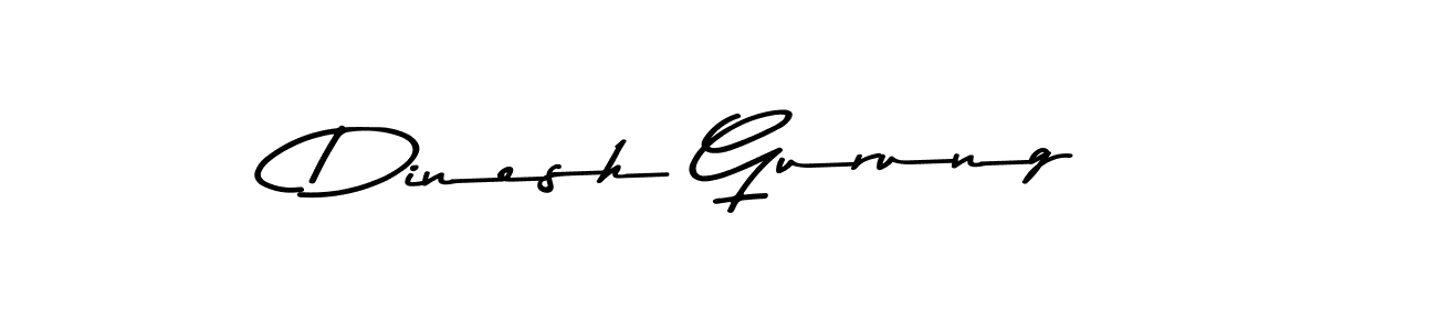 Also we have Dinesh Gurung name is the best signature style. Create professional handwritten signature collection using Asem Kandis PERSONAL USE autograph style. Dinesh Gurung signature style 9 images and pictures png