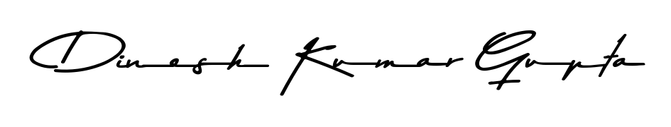 How to make Dinesh Kumar Gupta name signature. Use Asem Kandis PERSONAL USE style for creating short signs online. This is the latest handwritten sign. Dinesh Kumar Gupta signature style 9 images and pictures png