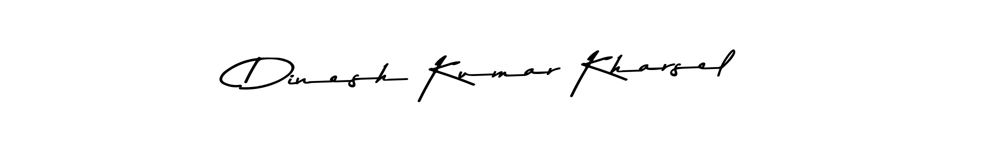 Design your own signature with our free online signature maker. With this signature software, you can create a handwritten (Asem Kandis PERSONAL USE) signature for name Dinesh Kumar Kharsel. Dinesh Kumar Kharsel signature style 9 images and pictures png